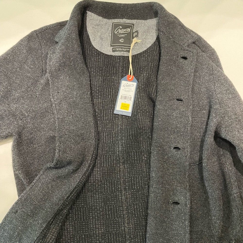 Charcoal Grayers Nelson wool jacket (men’s medium)